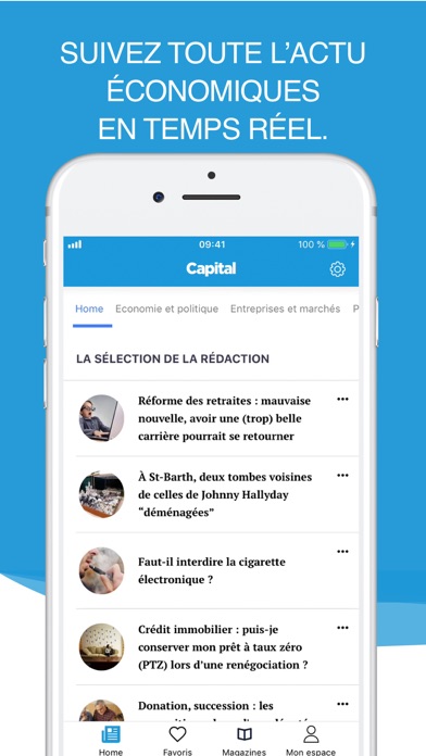 How to cancel & delete Capital : actu éco et finance from iphone & ipad 1