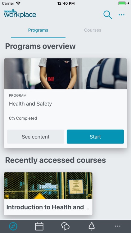 MOODLE WORKPLACE APP CONFIGURATION visual data 6