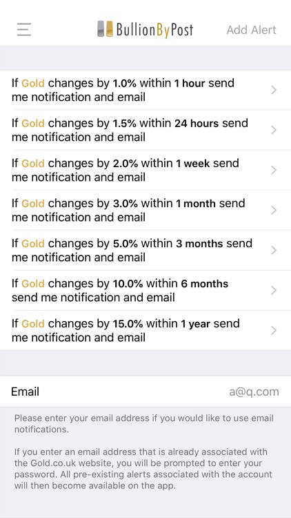 BullionByPost - Gold Price screenshot-3