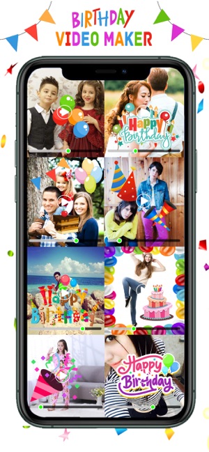 Video Maker Birthday Slideshow