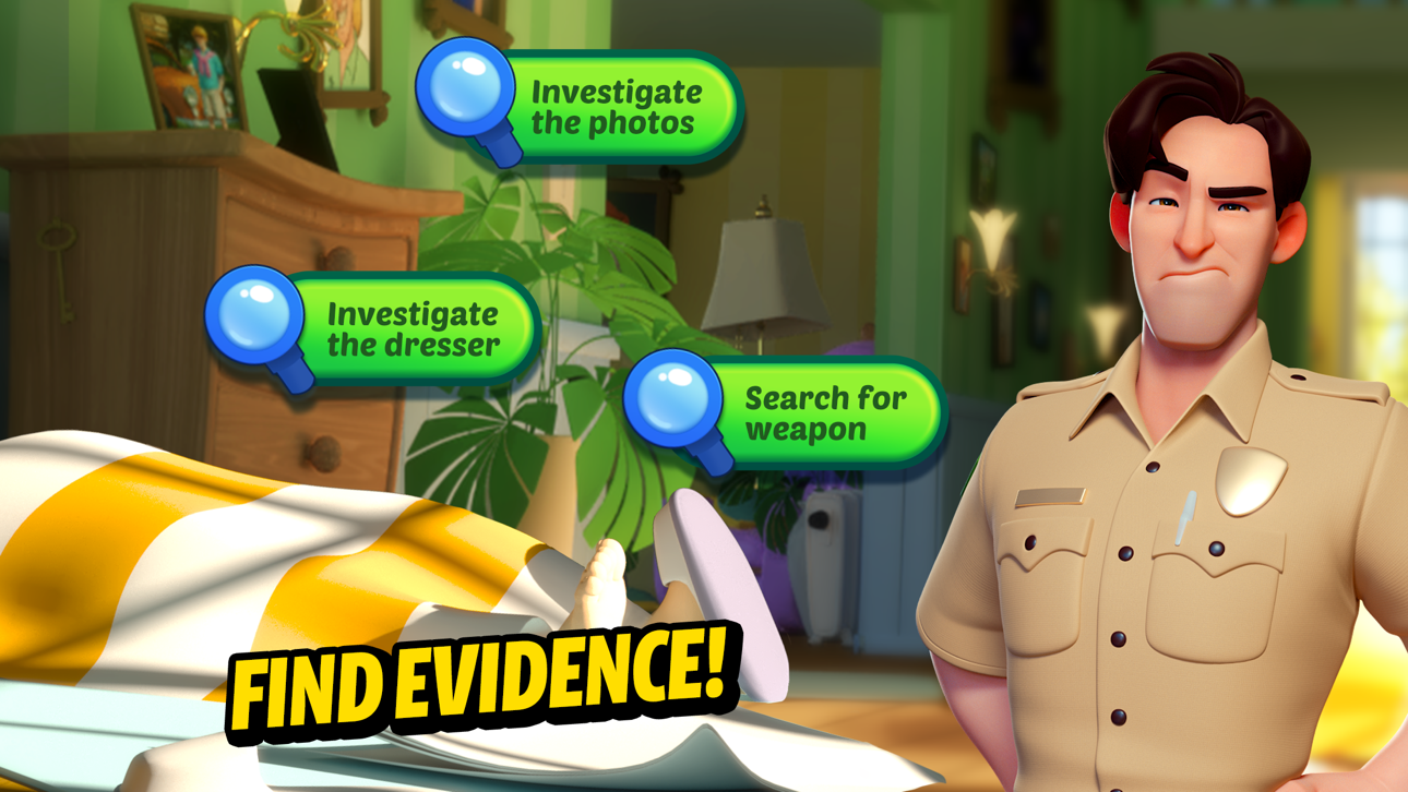 Small Town Murders: Match 3 Hack screenshot 1 - iOS game interface