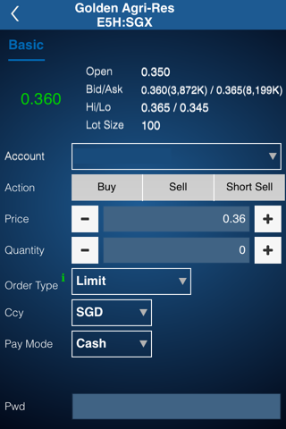RHBInvest SG 2.0 for iPhone screenshot 4