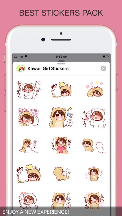 Kawaii Girl Sticker