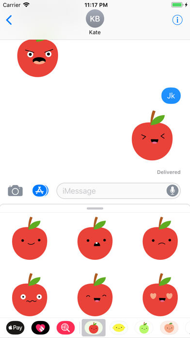 How to cancel & delete Cute Apple Stickers from iphone & ipad 4