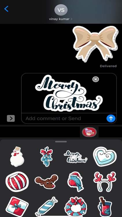 Christmas Stickers: Handpicked