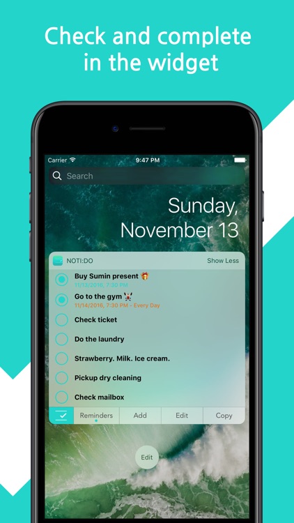 Noti:Do with Reminders screenshot-1