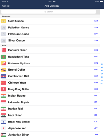 Currency Exchange Rates screenshot 3