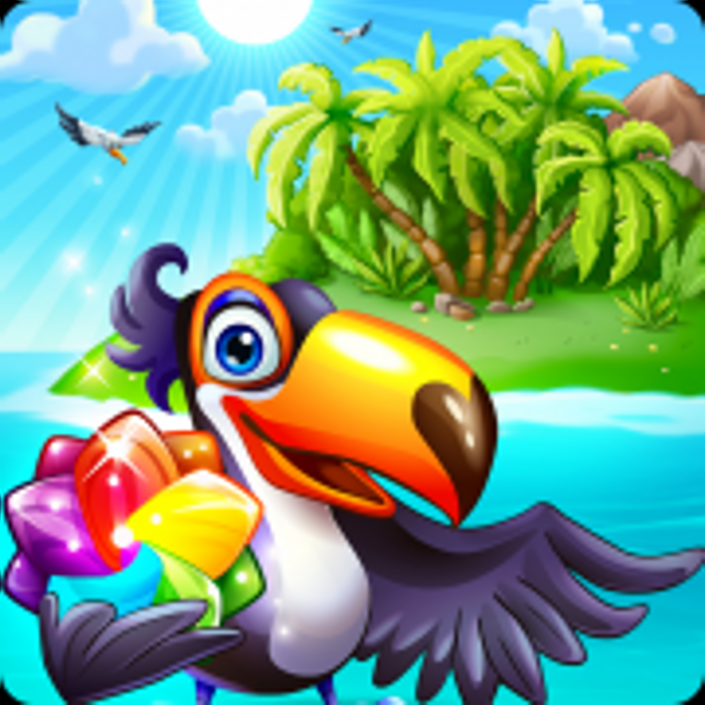 Tropic Trouble Match 3 Builder App Icon