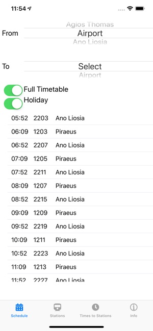 Athens Suburban Timetable(圖2)-速報App