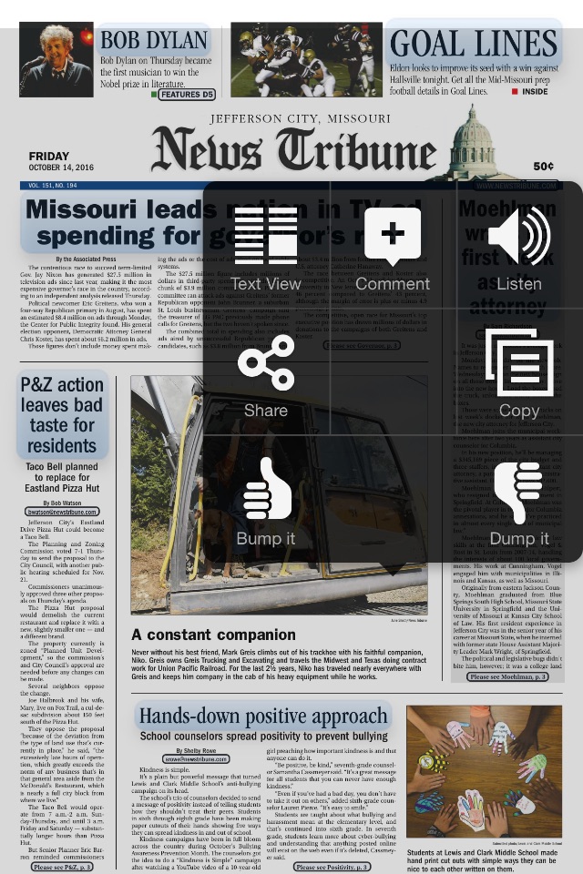 Jefferson City News Tribune screenshot 2