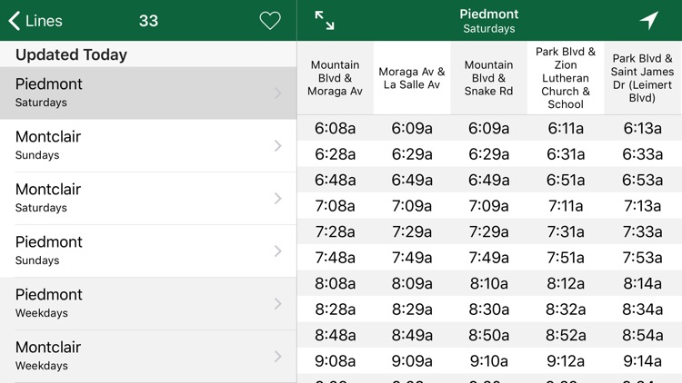 Schedules - AC Transit screenshot-3