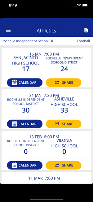 Rochelle ISD Hornets(圖4)-速報App