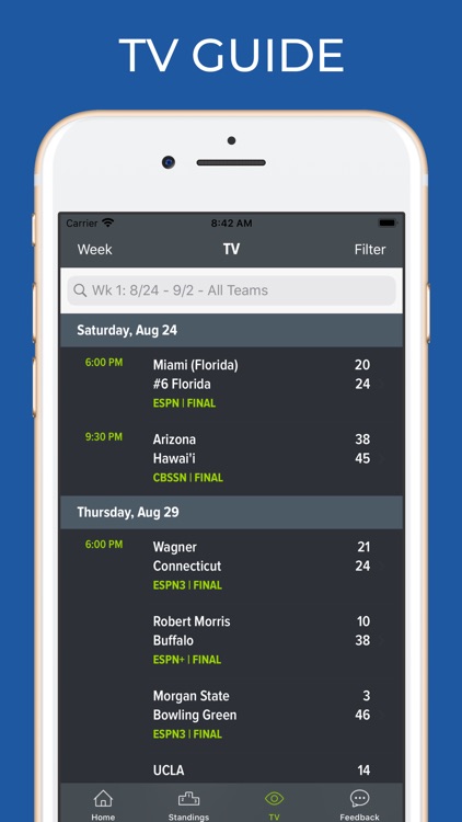 Colorado Football Schedules screenshot-6