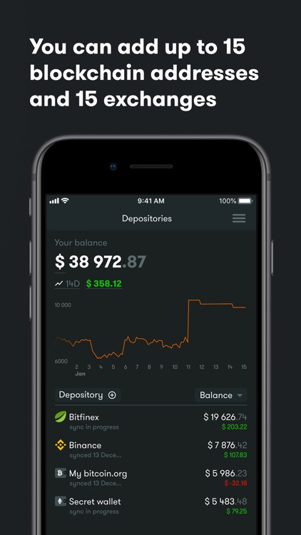 xFolio cryptocurrency tracker screenshot-4