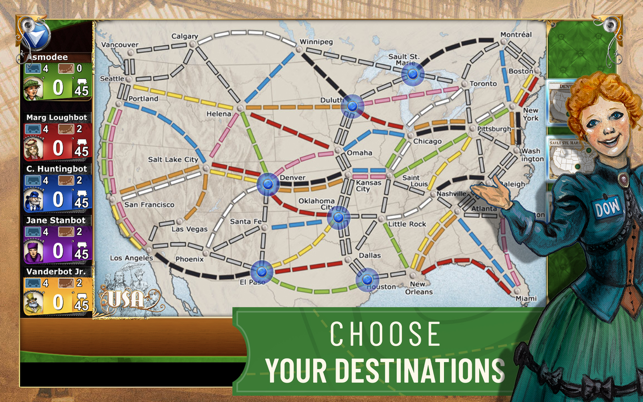 ‎Ticket to Ride Screenshot