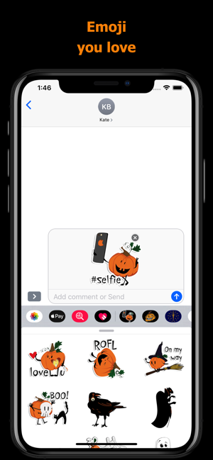 Halloween stickers - pumpkin(圖2)-速報App