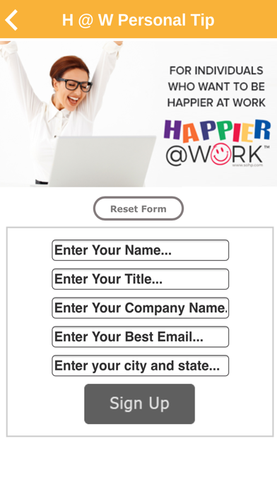 How to cancel & delete Happier at Work from iphone & ipad 4