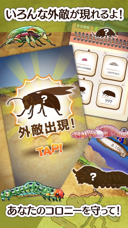 アリの巣コロニー 暇つぶし観察放置育成ゲーム