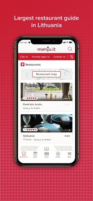 Meniu.lt - restoranų gidas(圖1)-速報App