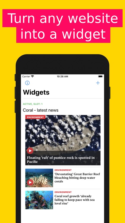 WOWidget: Custom widgets screenshot-0