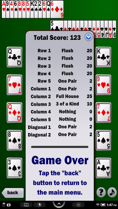 Poker Patience screenshot 5
