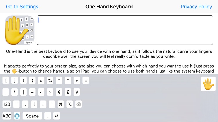 One-Hand Keyboard screenshot-3