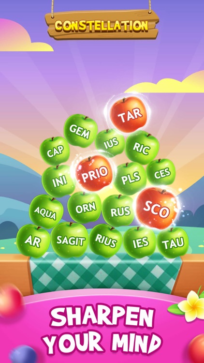 Word Fruit: Relaxing mind game