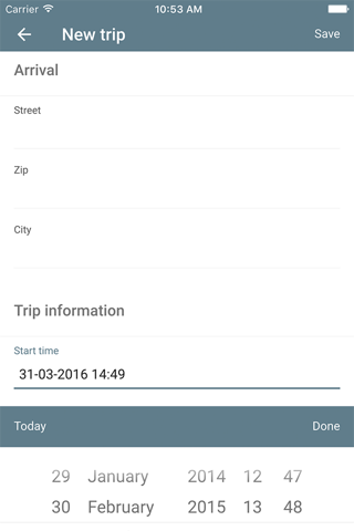 TripData screenshot 3