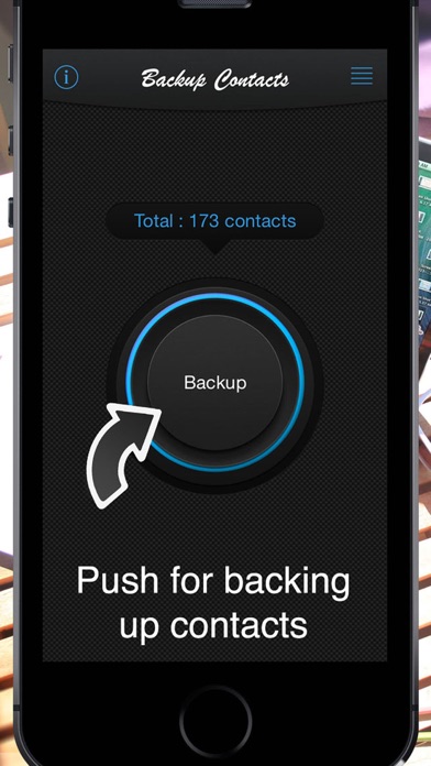 Backup Contacts ! Screenshots