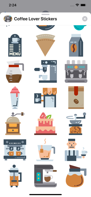 Coffee Lover Stickers(圖4)-速報App