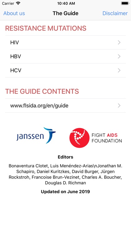 HIV&Hepatitis Drug Guide