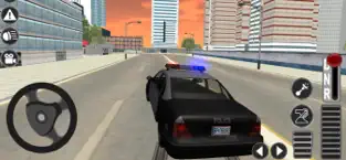 Captura de Pantalla 3 Coche de policía, conducción iphone