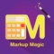 MARKUP MAGIC is a simple, lightweight app that assists you to more than a profit calculator