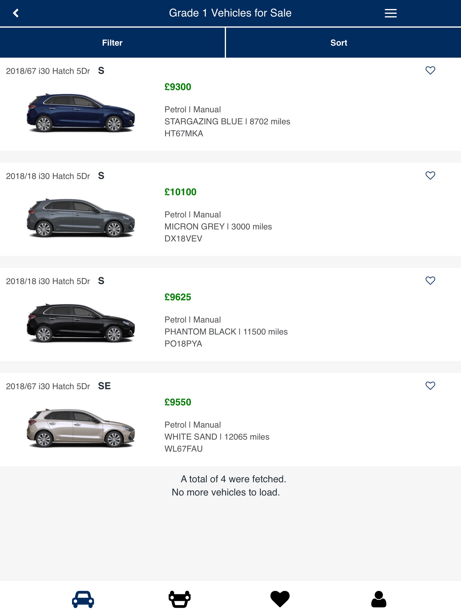 Hyundai Dealer Purchasing App screenshot 2