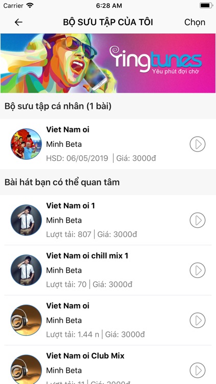 Ringtunes - Yêu phút đợi chờ screenshot-7