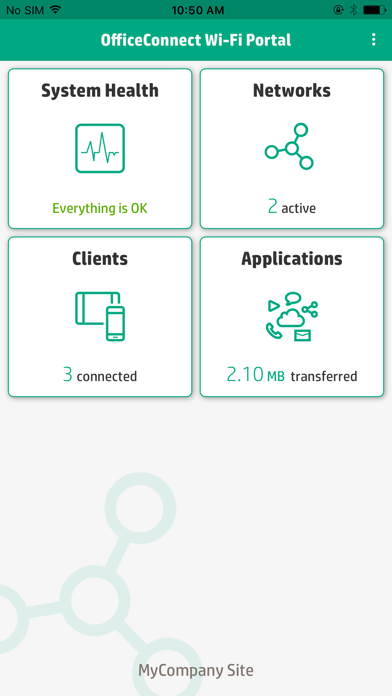 HPE OfficeConnect Wi-Fi Portal screenshot 2
