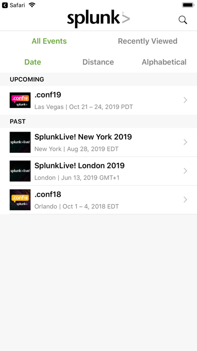 Splunk Events screenshot 2