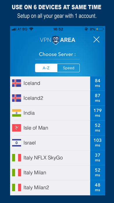 VPNArea: Trusted, Low-Cost VPN screenshot 3