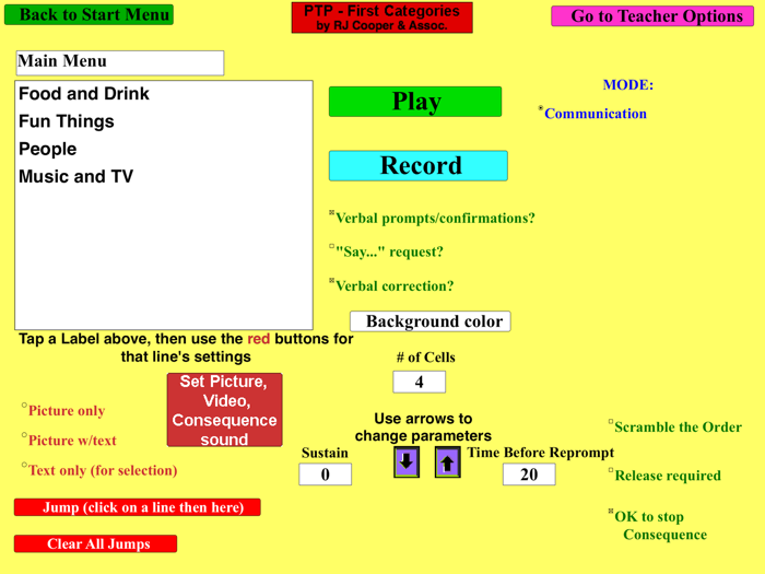 First Categories-Point To Pics