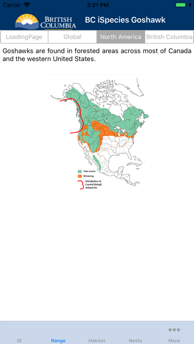 BC iSpecies Goshawk screenshot 2