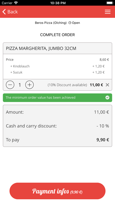 Beros Pizza screenshot 2