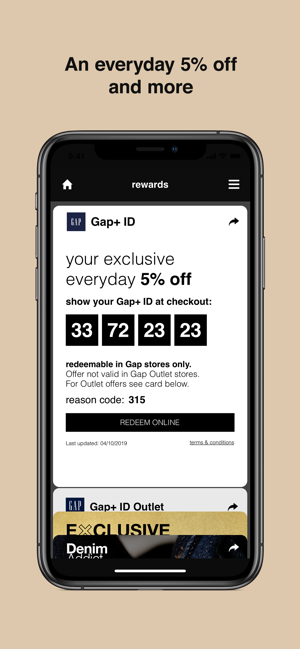 gap online outlet