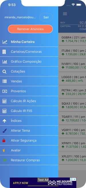 Controle de Ações Bovespa(圖5)-速報App