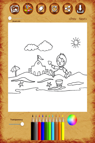 Kids coloring & drawing Book - náhled