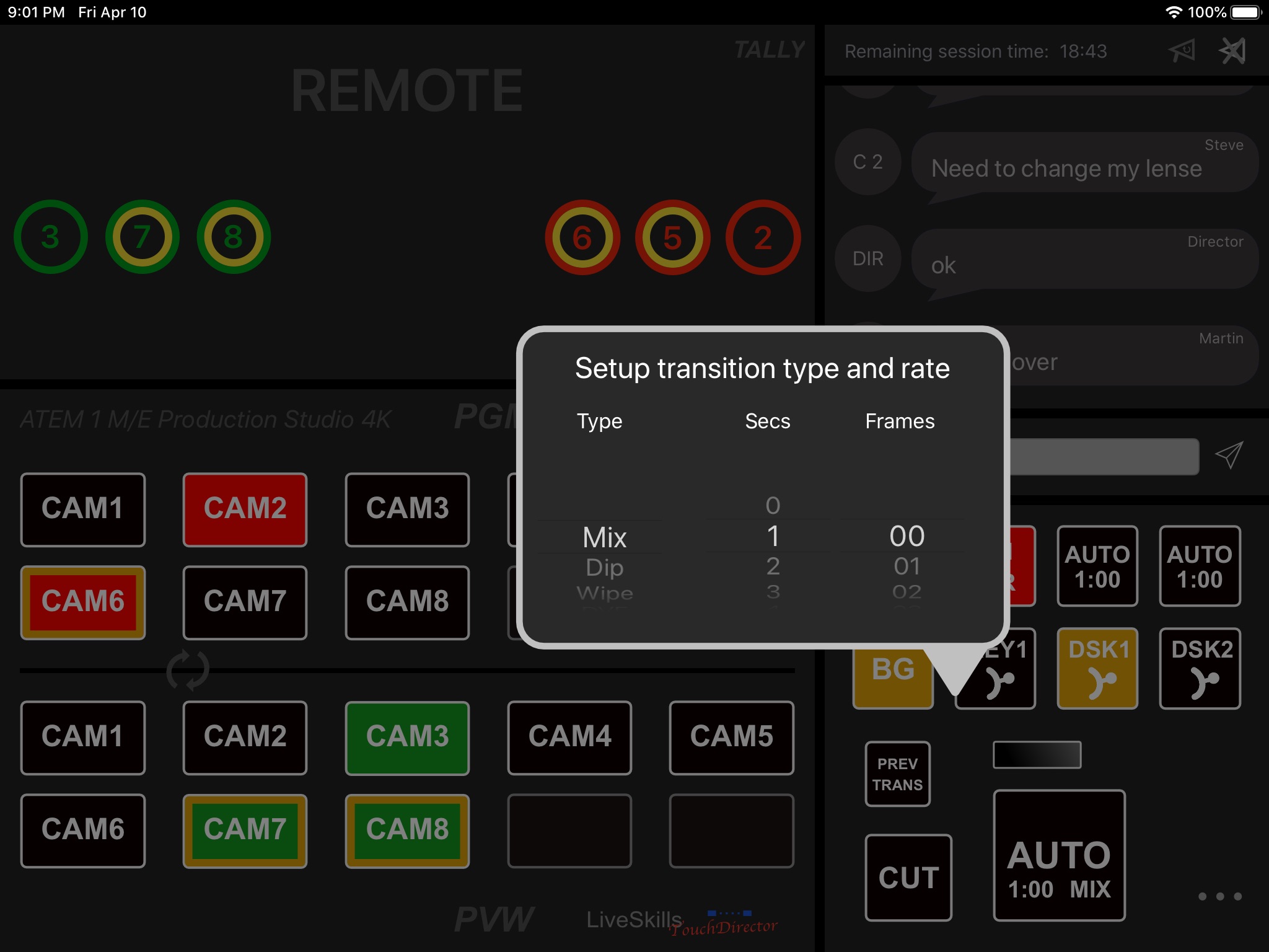TouchDirector Remote screenshot 3