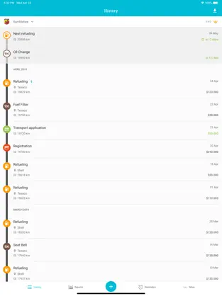 Captura de Pantalla 1 Drivvo - Gestión de vehículos iphone