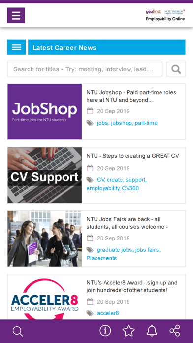 NTU Employability screenshot 3