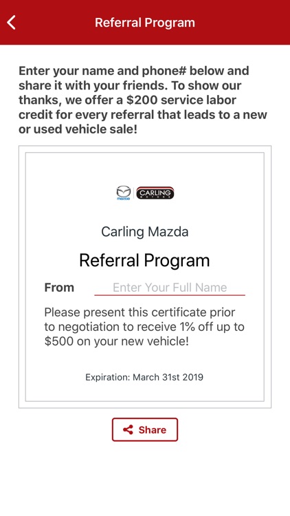 Carling Mazda