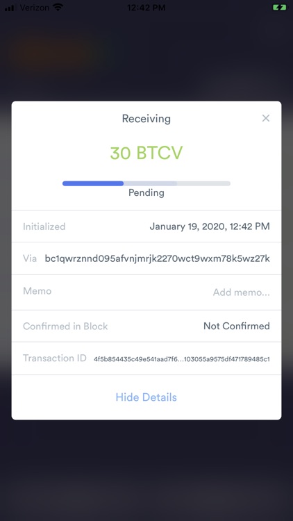 BitcoinV Wallet (BTCV)