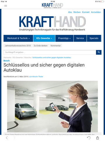 KRAFTHAND mobil screenshot 2